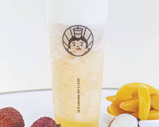 Peach Lychee w/Yogurt Foam 芝芝鲜桃荔荔